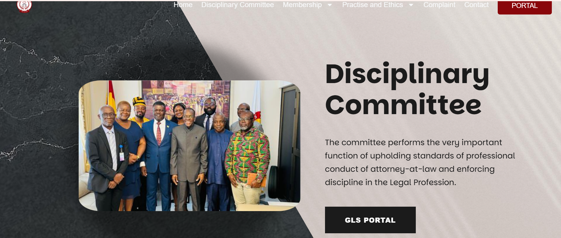 Ghana Law Society Disciplinary Committee page.